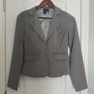 Career blazer jacket office attire double button